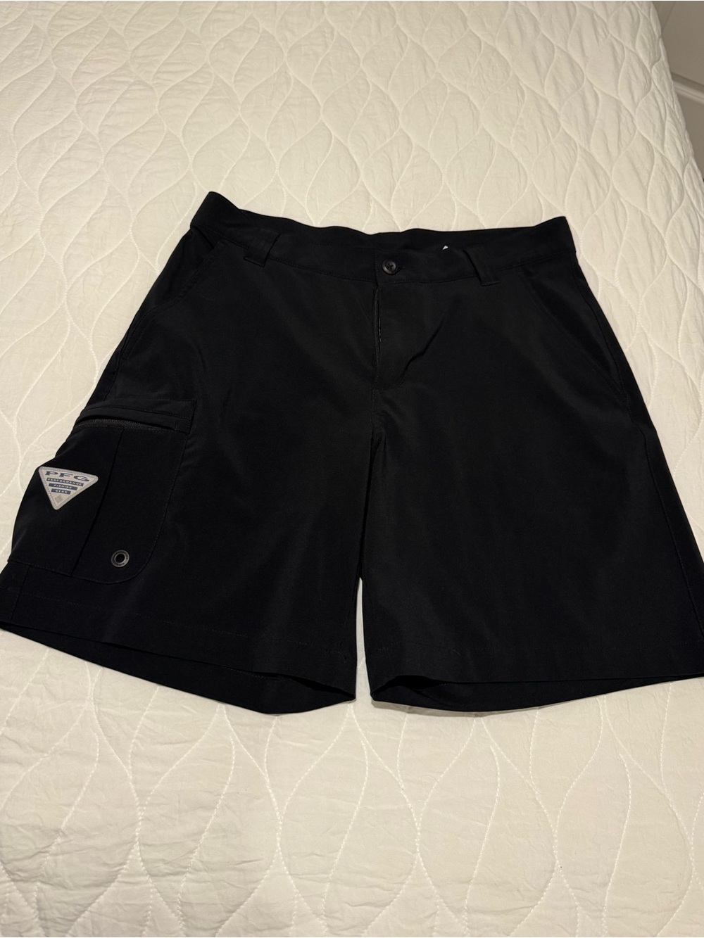 Columbia Men's Black Cargo Shorts - PFG